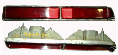 TAIL LIGHT ASSEMBLY, RH, 70 AMX JAV, LENS & HOUSING, USED