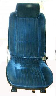 BUCKET SEAT ASSMY, LH, 78-88 A-BODY EL, w/TRACKS,  USED