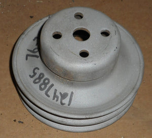 FAN PULLEY, V8 V6, 2 GROOVE, USED, 75-79 BUICK MOTOR