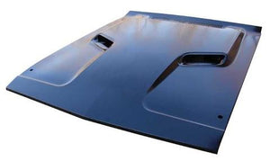 HOOD PANEL, RT, DUAL SCOOPS, STEEL, NEW, 70-74 CHALLENGER