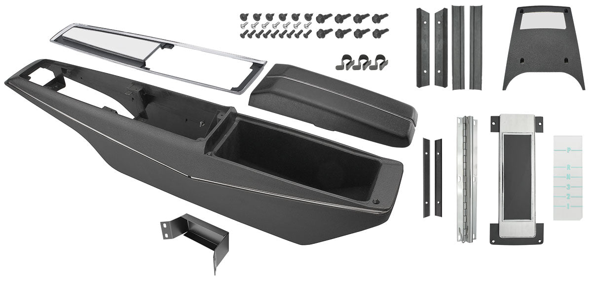 CONSOLE ASSEMBLY, AUTOMATIC, NEW, 68-72 CHEVELLE