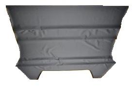 HEADLINER, NON PERFORATED, BLACK, 4 BOW, REPRO, STEEL, SHIPPED BY TRUCK
