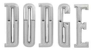 CORONET TRUNK LETTERS, DODGE, REPRO