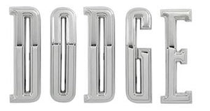 CORONET TRUNK LETTERS, DODGE, REPRO