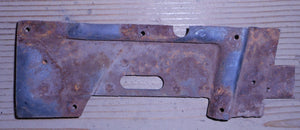 AC FLAPPER DOOR MOUNTING PLATE ,USED 68-72 CHEVELLE