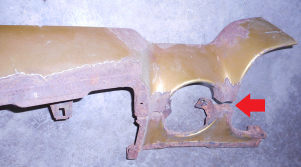 FRONT HEADER PANEL, w/RS, USED, 70-73 CAMARO