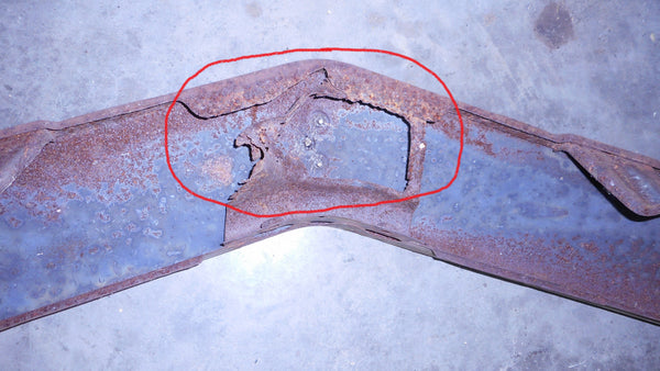 FRONT HEADER PANEL, w/RS, USED, 70-73 CAMARO