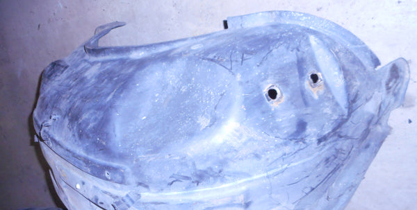 FRONT WHEEL WELL, LEFT, USED, 73-75 CUTLASS 442