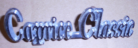 ROOF QUARTER EMBLEM, "CAPRICE CLASSIC", USED, 73-75