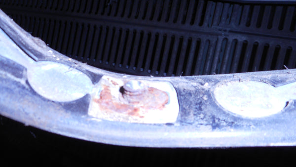 FRONT BUMPER IMPACT STRIP, USED 75 CUTLASS 442