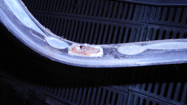 FRONT BUMPER IMPACT STRIP, USED 75 CUTLASS 442