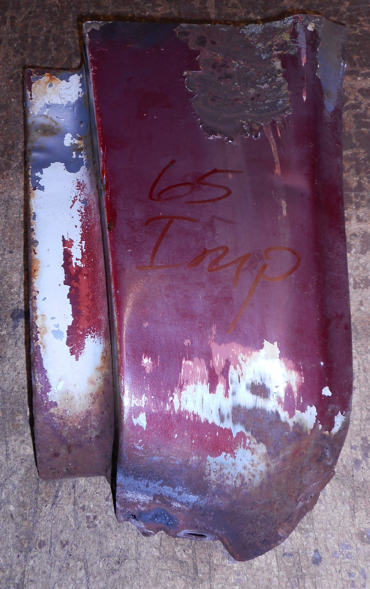 FENDER EXTENSION, LEFT, USED, 65 IMPALA