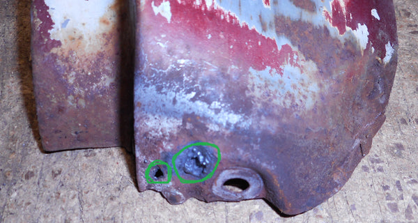 FENDER EXTENSION, LEFT, USED, 65 IMPALA