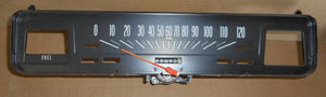 SPEEDOMETER ASSEMBLY, WITHOUT CONSOLE GAGES, USED, 69-72 NOVA