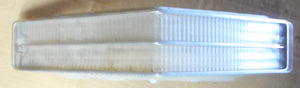 PARK LIGHT LENS, LEFT SIDE, USED 72 DELTA 88, 98