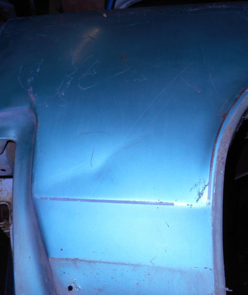 FRONT FENDER, LEFT, USED, 67 GTO LEMANS