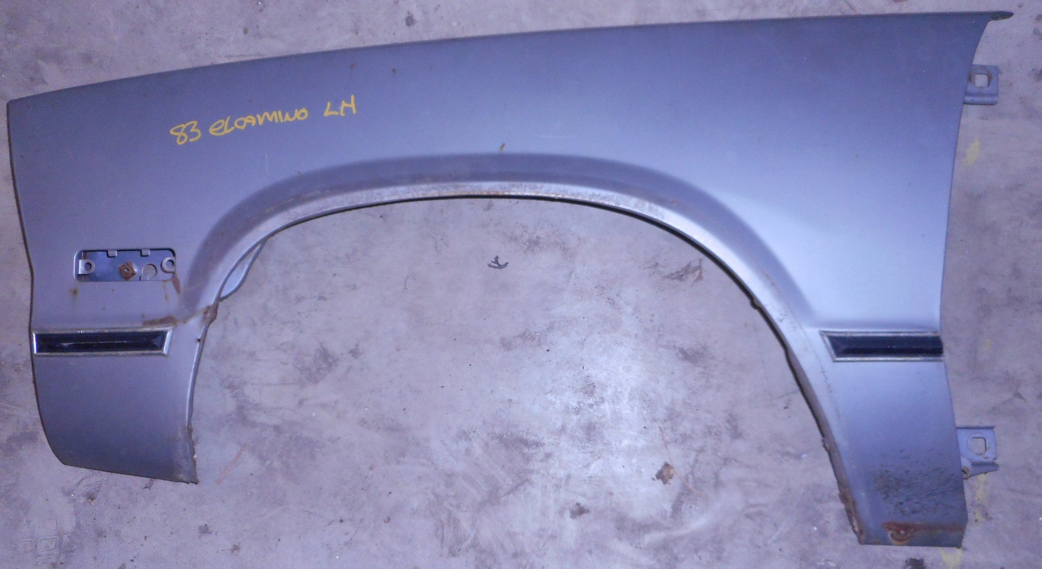 FRONT FENDER ,LEFT USED 82-7 ELCAMINO CABALLERO