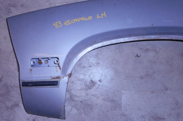 FRONT FENDER ,LEFT USED 82-7 ELCAMINO CABALLERO