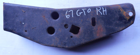 BUMPER FRAME HORN ,RIGHT, USED, 64-67 A-BODY