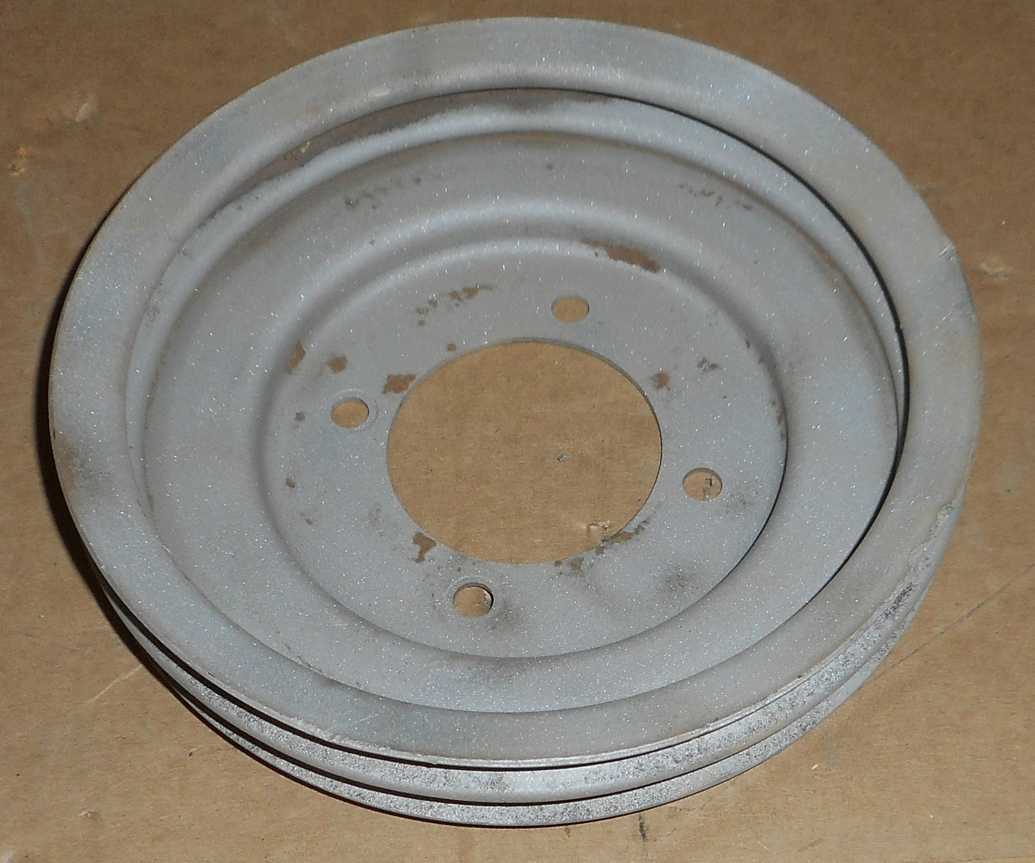 CRANK PULLEY, 330" 2 GROOVE, NO AC, USED, 64 65 CUTLASS