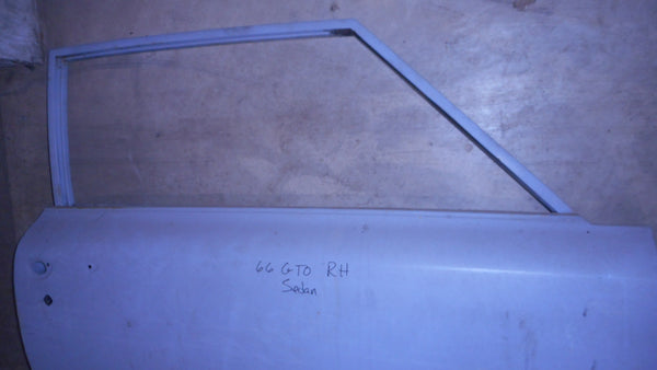 DOOR SHELL, RIGHT 2 DR SEDAN USED 66 67 GTO TEMPEST LEMANS