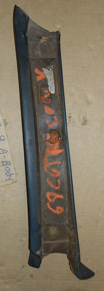 INSIDE PILLAR PAD ,RIGHT, CONVERTIBLE, USED, 68-72 A-BODY