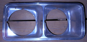 HEADLIGHT BEZEL ,RIGHT, USED 76 IMPALA , 75 CAPRICE