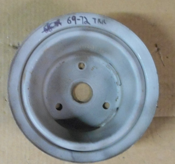 CRANK PULLEY, 3 groove, AC USED 69-72 CHEVY TRUCK