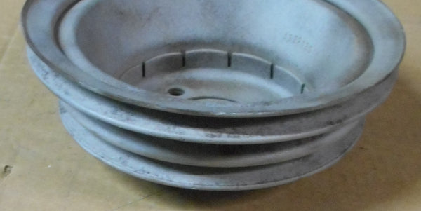 CRANK PULLEY, 3 groove, AC, USED, 73-77 CHEVY TRUCK