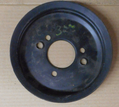 CRANK PULLEY, 2 GROOVE, FOR AC, 396, USED, 65-68 CHEVY