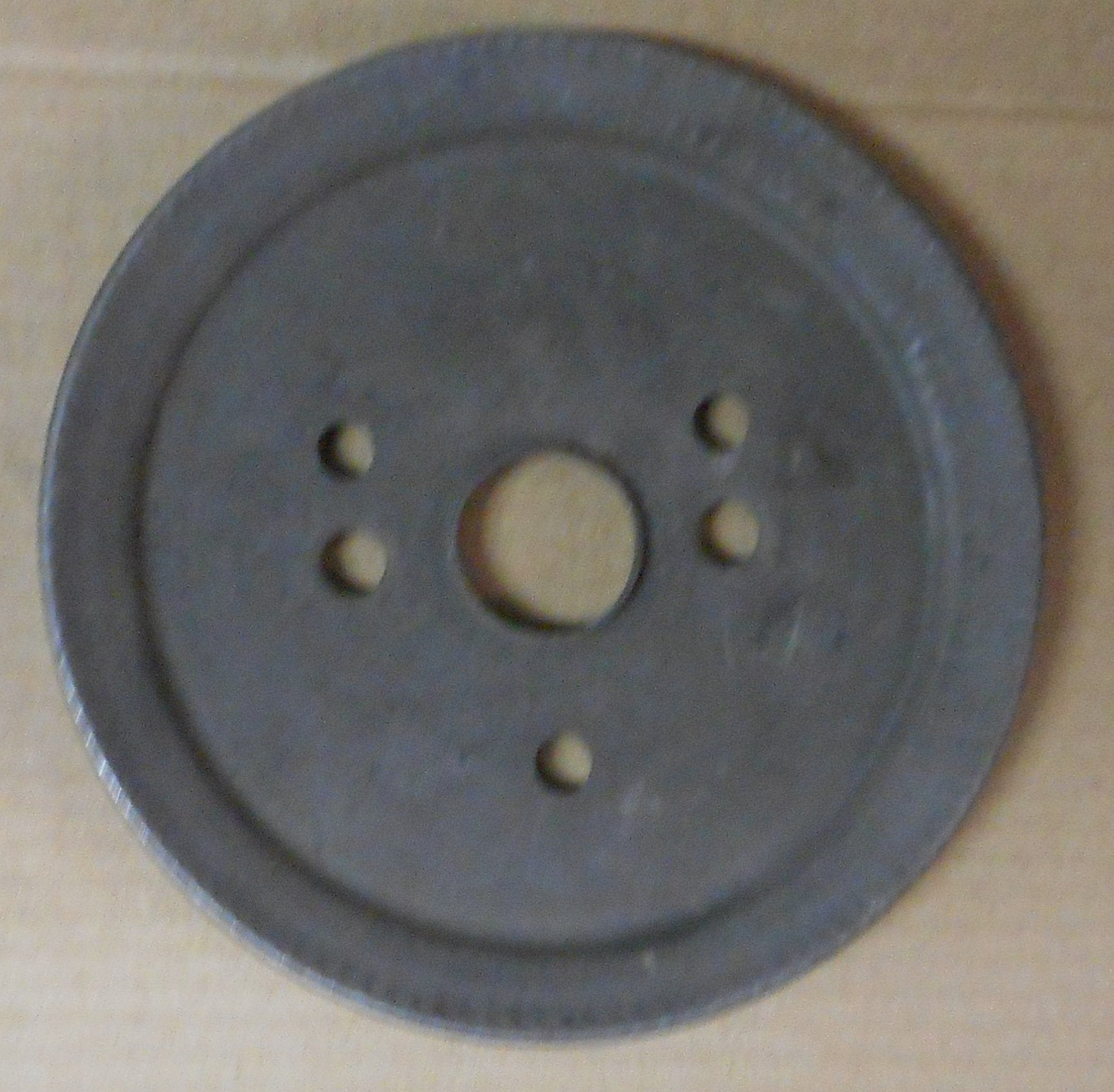 CRANK PULLEY, 1 GROOVE, FOR PS, 6 CYLINDER, 64-67 CHEVY