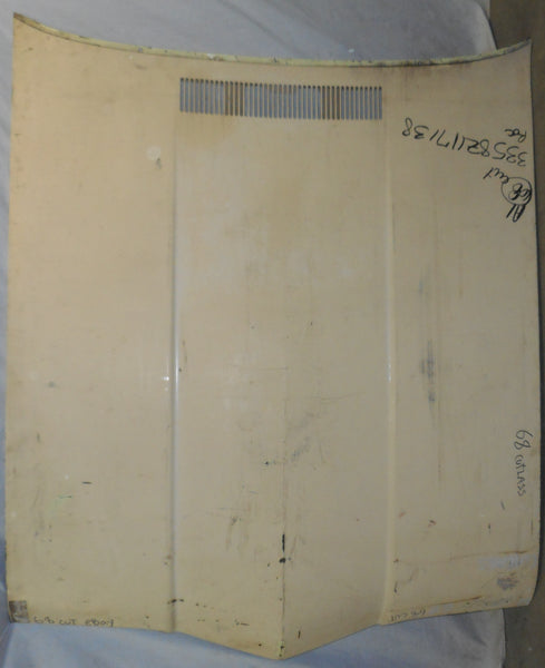 HOOD PANEL, STEEL, USED, NO LOUVERS, 68 CUTLASS F85
