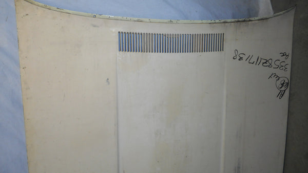 HOOD PANEL, STEEL, USED, NO LOUVERS, 68 CUTLASS F85