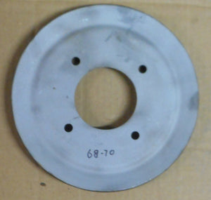 CRANK PULLEY, V8, PS, 1 GROOVE, 843, USED, 68-70 PONTIAC