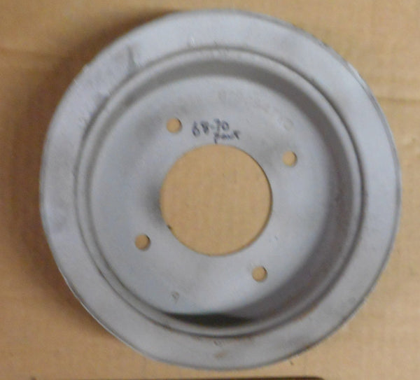 CRANK PULLEY, V8, PS, 1 GROOVE, 947, USED, 68-70 PONTIAC