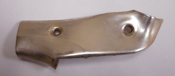 HEADLINER TO PILLAR TRIM, LEFT, USED, CHROME, 64 65 CHEVELLE