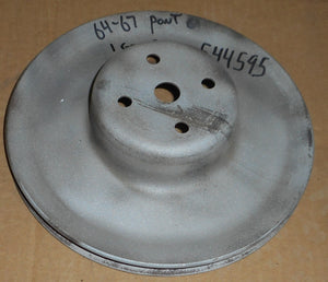 FAN PULLEY ,1 GROOVE USED 64-67 PONTIAC, V8
