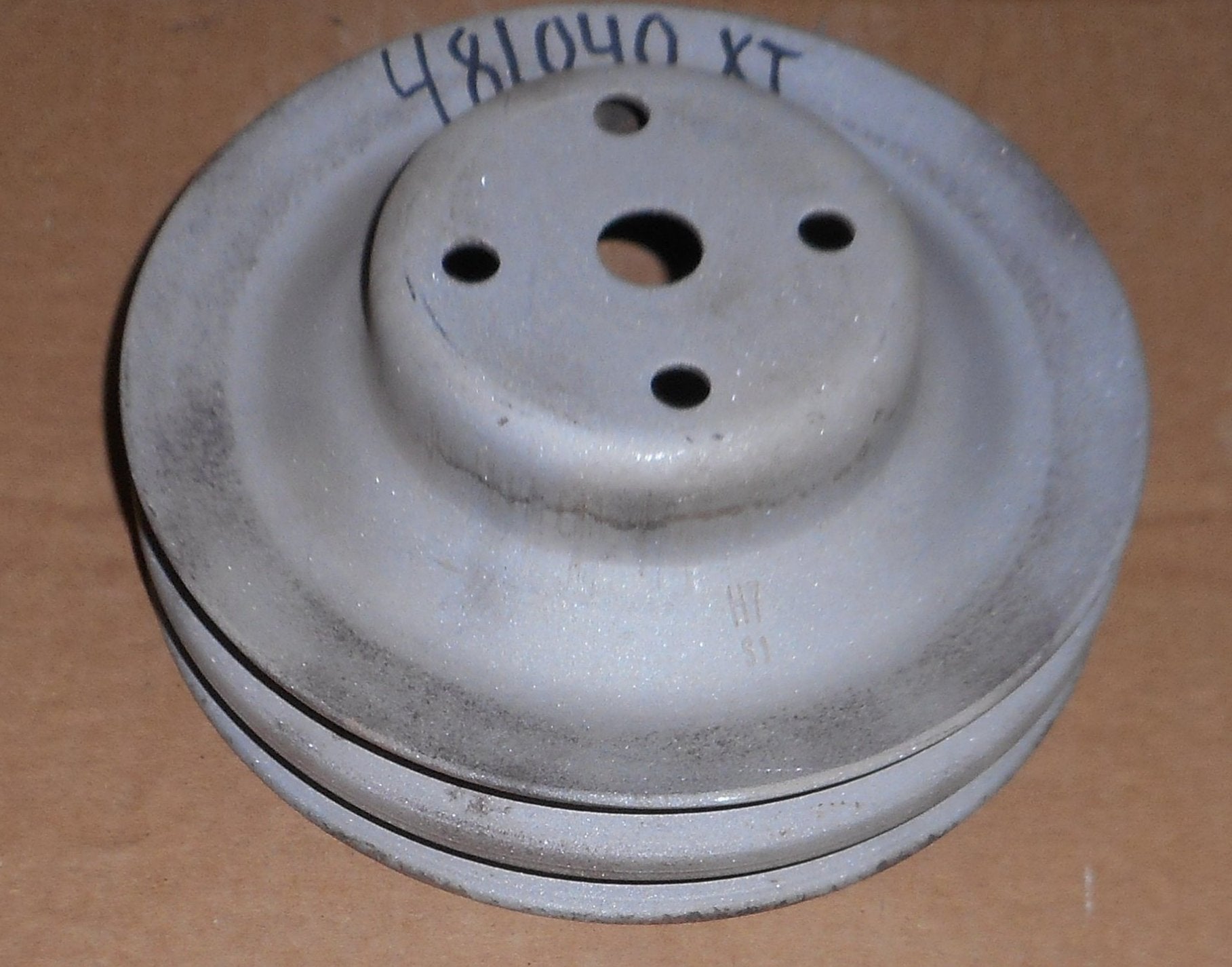 FAN PULLEY ,V8 2 GROOVE, W/AC USED 71-81 PONTIAC MOTORS