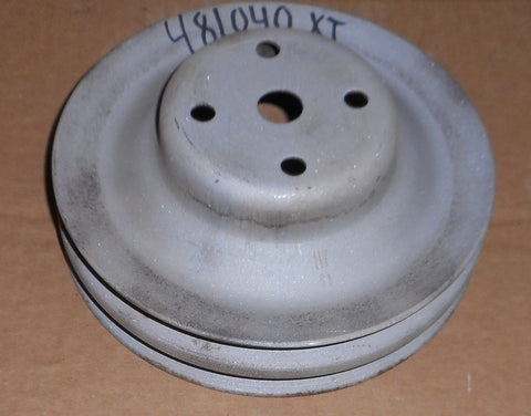 FAN PULLEY ,V8 2 GROOVE, W/AC USED 71-81 PONTIAC MOTORS