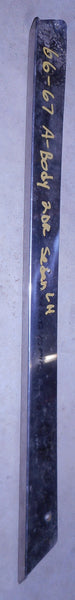 PILLAR DRIP MOLDING ,LEFT, HDT,USED 66-7 A-BODY,