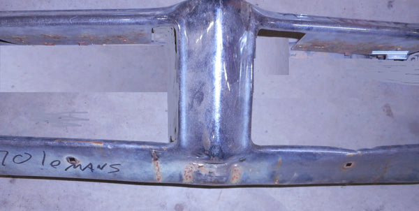 FRONT BUMPER ,CHROME, USED 70 LEMANS TEMPEST