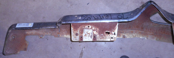 FRONT BUMPER ,CHROME, USED 70 LEMANS TEMPEST