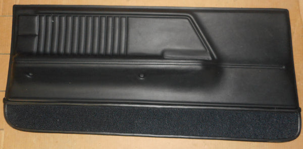 DOOR PANELS, DELUXE, BLACK, NEW, PR, 67 FIREBIRD CAMARO
