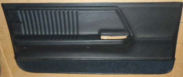 DOOR PANELS, DELUXE, BLACK, NEW, PR, 67 FIREBIRD CAMARO