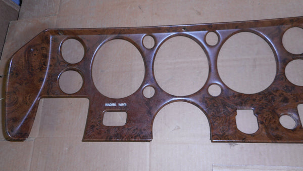 DASH WOODGRAIN INSERT,w/DEFOG HOLE USED 70-72 MONTE CARLO