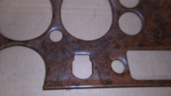 DASH WOODGRAIN INSERT,w/DEFOG HOLE USED 70-72 MONTE CARLO