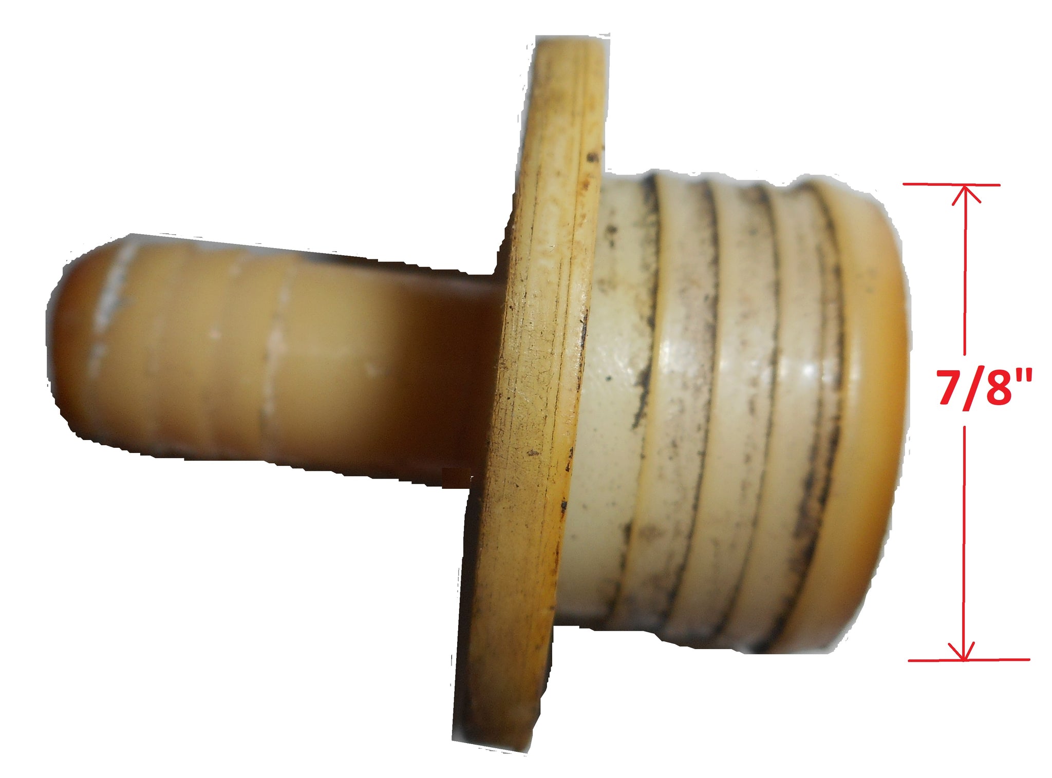 BRAKE BOOSTER CHECK VALVE, STRAIGHT FITTING USED, 62-64 CARS