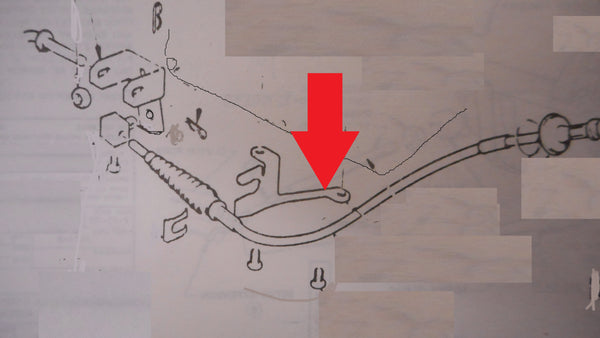 FLOOR SHIFT CABLE SUPPORT BRACKET, w/TH400, NEW, 68-72 GS BUICK