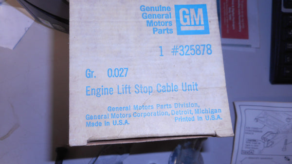 ENGINE LIFT STOP KIT, NEW, 283 327, w/AC, 65-68 IMPALA