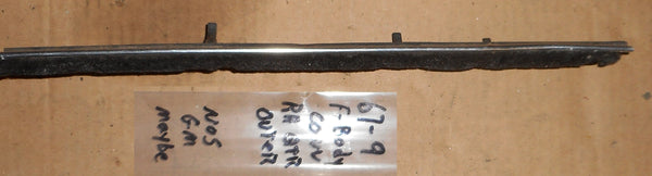 QUARTER FUZZIE, OUTER, RIGHT, NEW, CONVERT, 67-69 CAMARO FIREBIRD